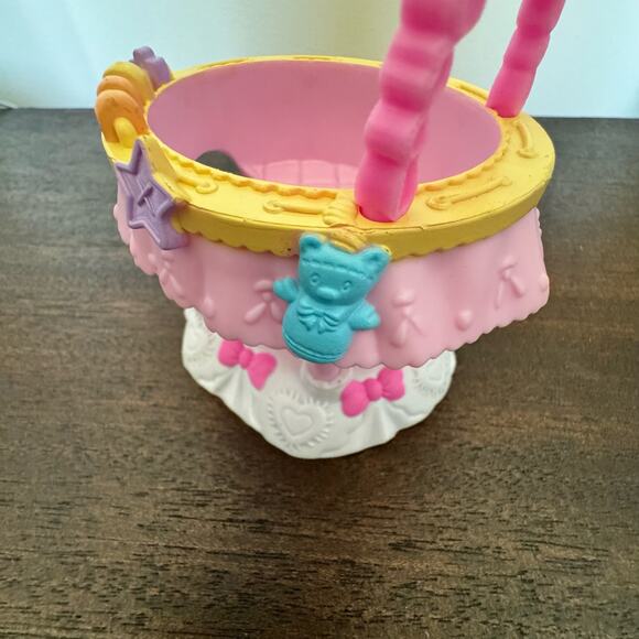 My Little Pony Baby Crib Cradle Bassinet 2008 Hasbro Horses Ponies Play Toys - Picture 9 of 16